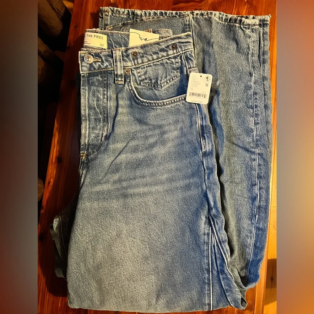 Free People We The Free Eden High Slouchy Jeans Homefree Size 29 $148 Retail NWT - Picture 10 of 13